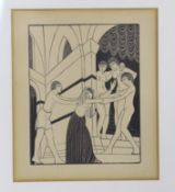 Eric Gill (1882-1940), wood engraving, 'The Harem', see reference - Engravings by Eric Gill, Douglas