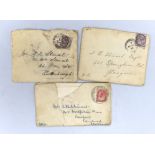 An Arthur Conan Doyle letter (secretarial written) and two other letters (unknown)