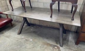 A Heals Arbori 'Wild Oak' rectangular dining table, length 200cm, depth 90cm, height 76cm