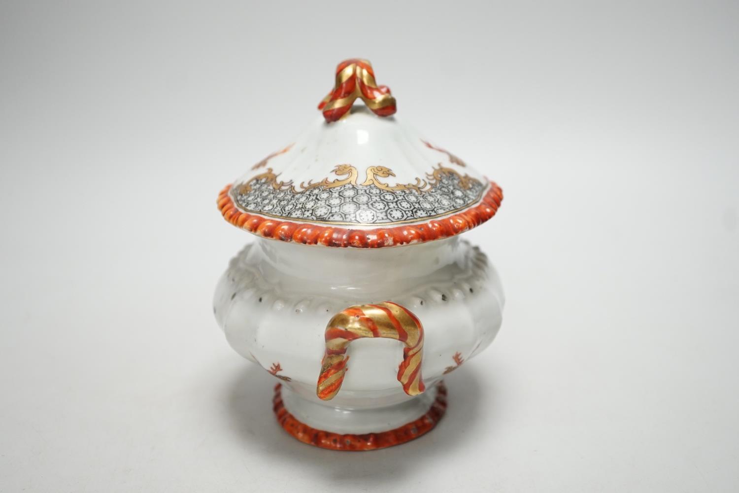 An 18th century Chinese Export armorial small tureen cover, William Nassau de Zuylestein, Earl of - Image 2 of 10