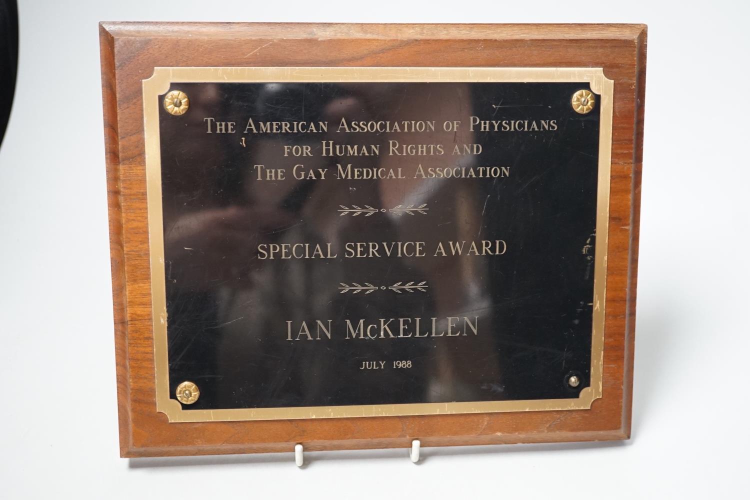 Ian McKellen, special service award from the American Association of Physicians for Human Rights and - Image 2 of 3