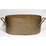 A Benham & Froud oval copper pan. 54cm wide