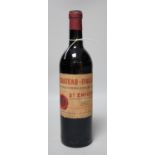 A bottle of Chateau Figeac St Emilion 1982