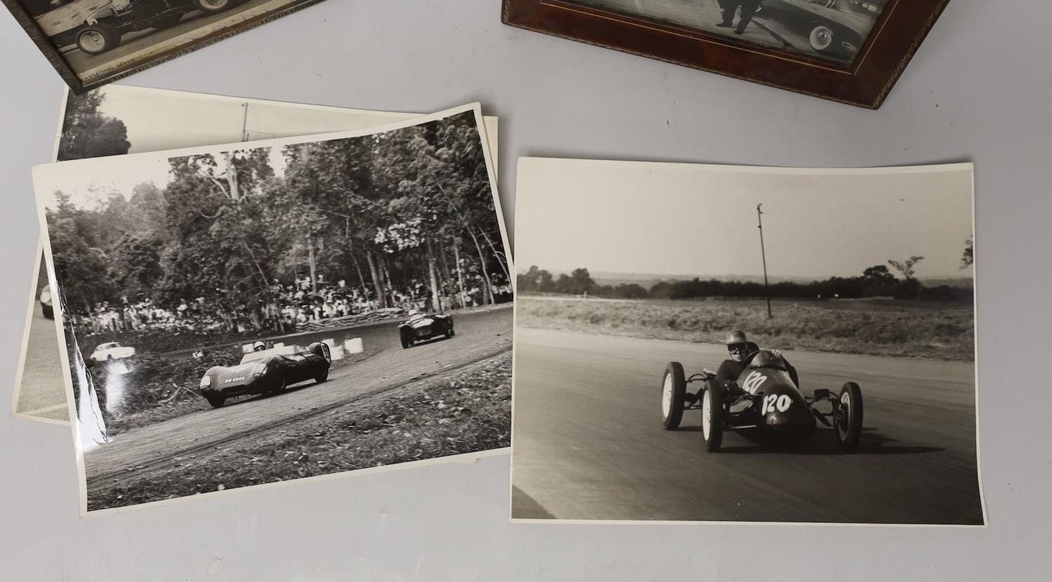 Automobilia- Loris Goring photos, Singapore, Thompson Road Grand Prix 1957-66, 1962 car badge etc - Image 4 of 5