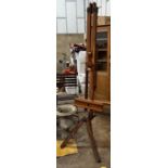 A beech artists studio easel