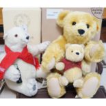 A selection of teddy bears, to include a boxed Steiff bear