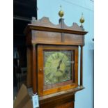 An early 19th century oak 30 hour longcase clock, the 10in. brass dial marked John Jones,