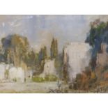 Attributed to Cecil Arthur Hunt R.W.S. (1873-1965), watercolour, 'On the Palatine , Rome', 26 x