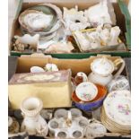 A large quantity of various ceramics