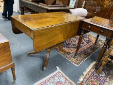 A Regency mahogany Pembroke breakfast table, width 104cm, depth 56cm, height 70cm