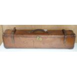 A Purdey Lightweight Reg. No. 727366 brown leather gun case. 79cm wide