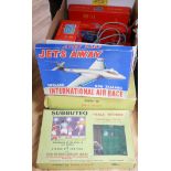 Triang Minic Motorways, in original set box, Triang Minic accessories, many boxed, two Subbuteo