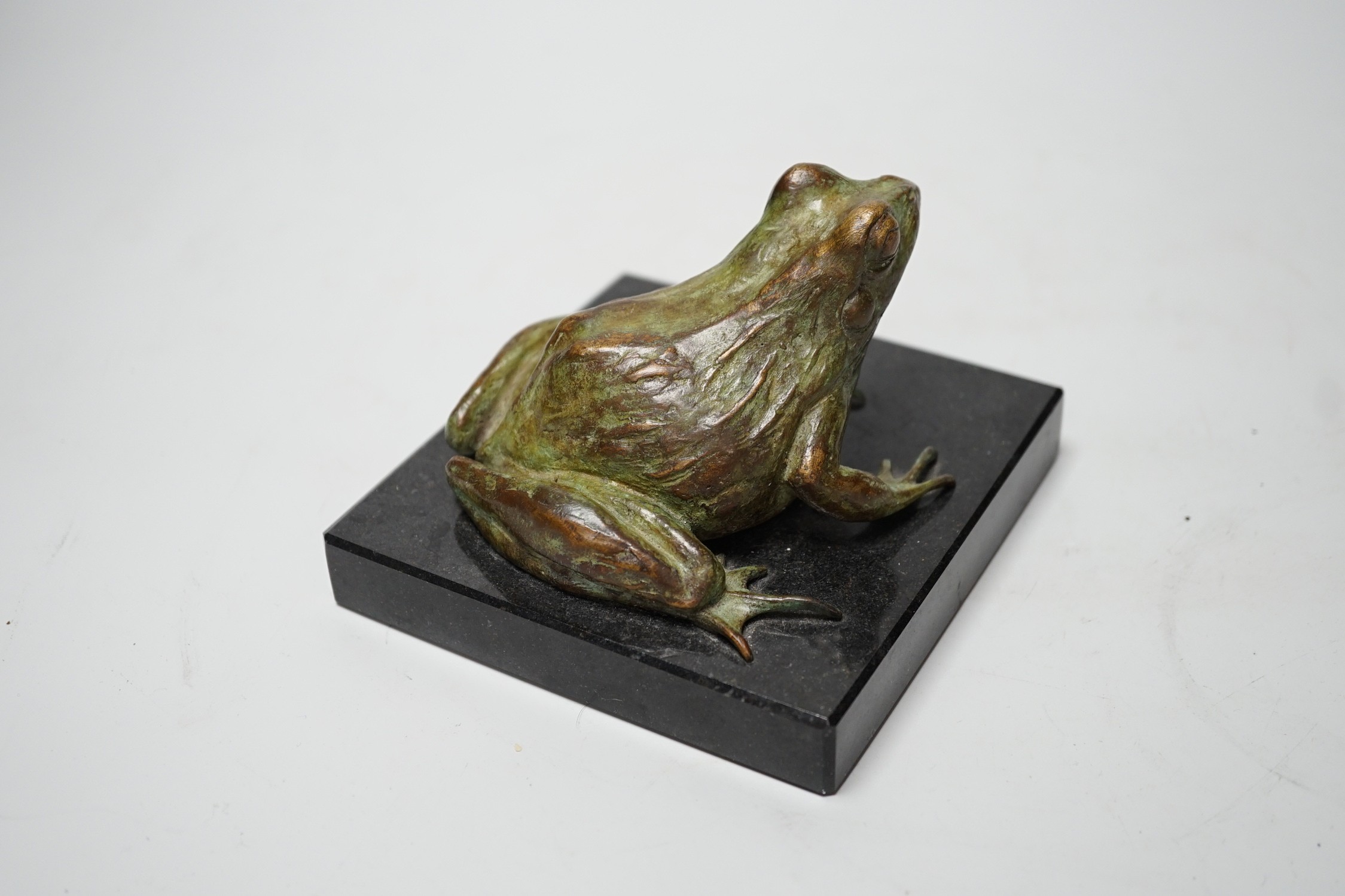 A Camilla Le May limited edition common rider frog bronze, model 5/9, 8cm tall - Image 3 of 3