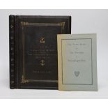 ° ° A leather bound copy of The Charter of James The Second to the Trinity House, Newcastle Upon