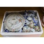 A large collection of Chinese porcelain covers, Qing dynasty and later