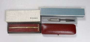 A group of assorted pens and pencils to include Parker, Yard O’ Lead, Samson Mordan etc.