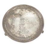 A Victorian silver circular salver, by R & S Garrard, London, 1869, 19.8cm, 10.6oz.