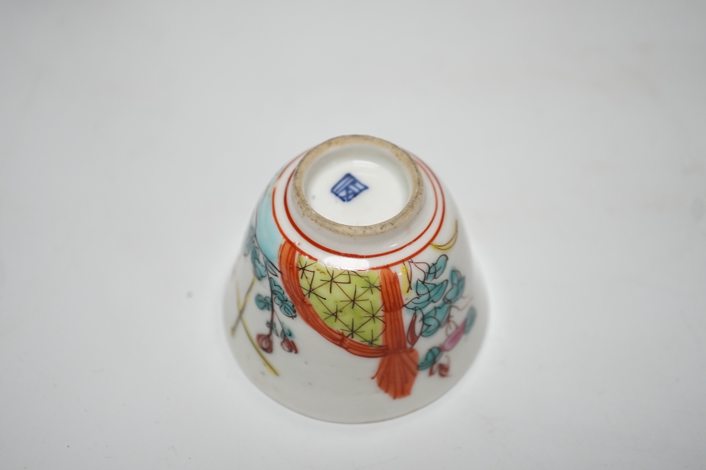 A Chinese sang de boeuf bottle neck vase, together with four Chinese miniature vases, three - Image 7 of 19