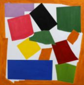 After Henri Matisse, oil on canvas, 'The Snail', 90 x 90cm, unframed
