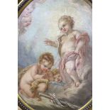 After Francois Boucher (French, 1703-1770) Celestial scene - The infant Jesus blessing St. John