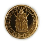 Elizabeth II (1952-2022), Royal Mint Sterling issues, Proof Half-Sovereign, Sovereign Anniversary