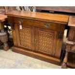A Regency style mahogany chiffonier, width 105cm, depth 39cm, height 85cm
