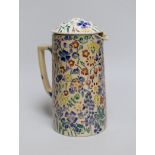 Jessie Marion King (1875-1949), a covered floral jug, 18.5cm