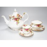 A quantity of Royal Albert Old Country Roses tea and dinner wares