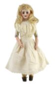 An Armand Marseille shoulder-bisque doll, German, circa 1896, impressed 309 7. with open mouth and