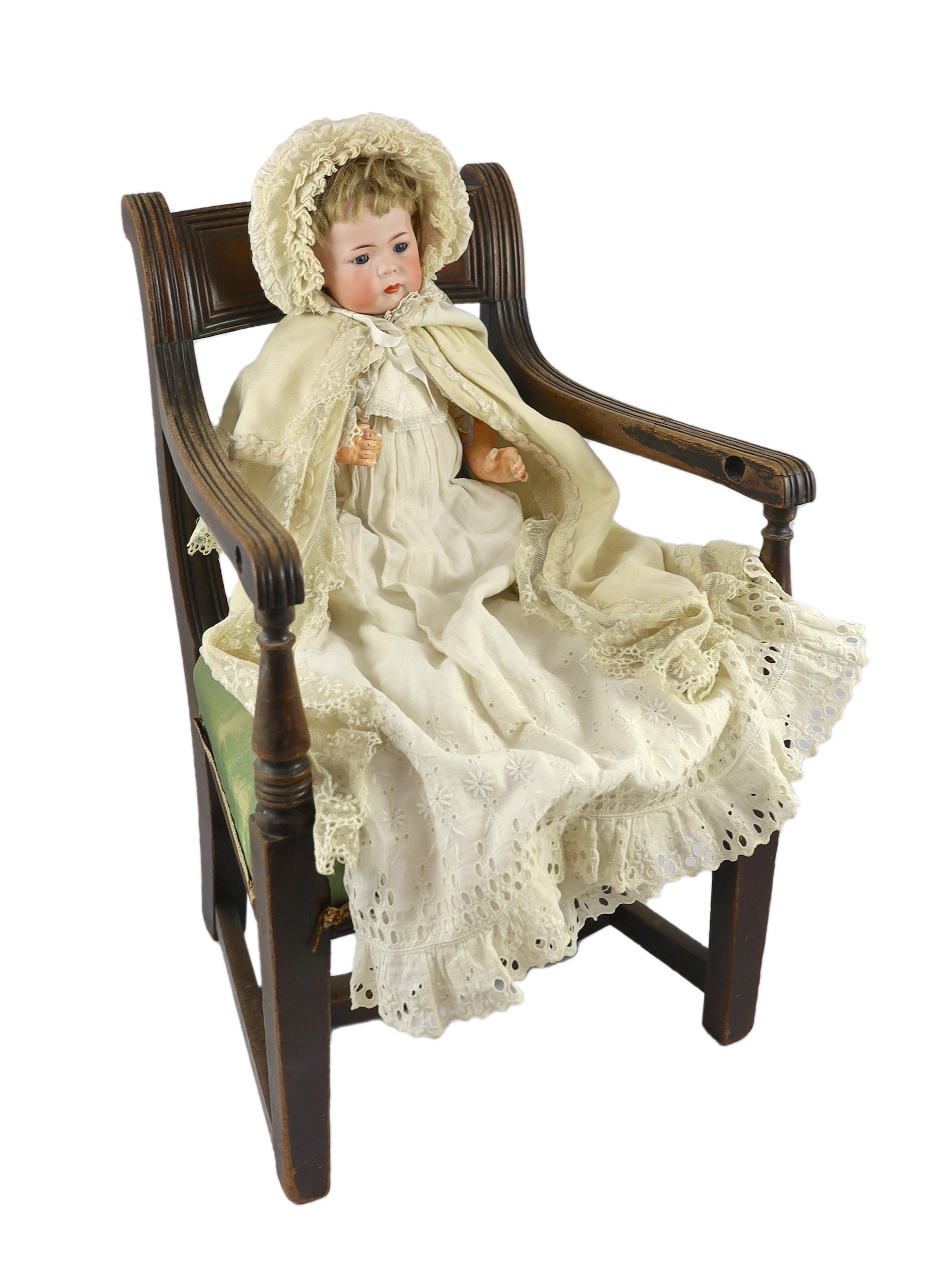 A Kammer & Reinhardt / Simon & Halbig bisque character doll, German, circa 1911, impressed 115/A 42,