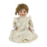 An Alt, Beck & Gottschalk bisque doll, German, circa 1912, impressed 1361 42, with open mouth and