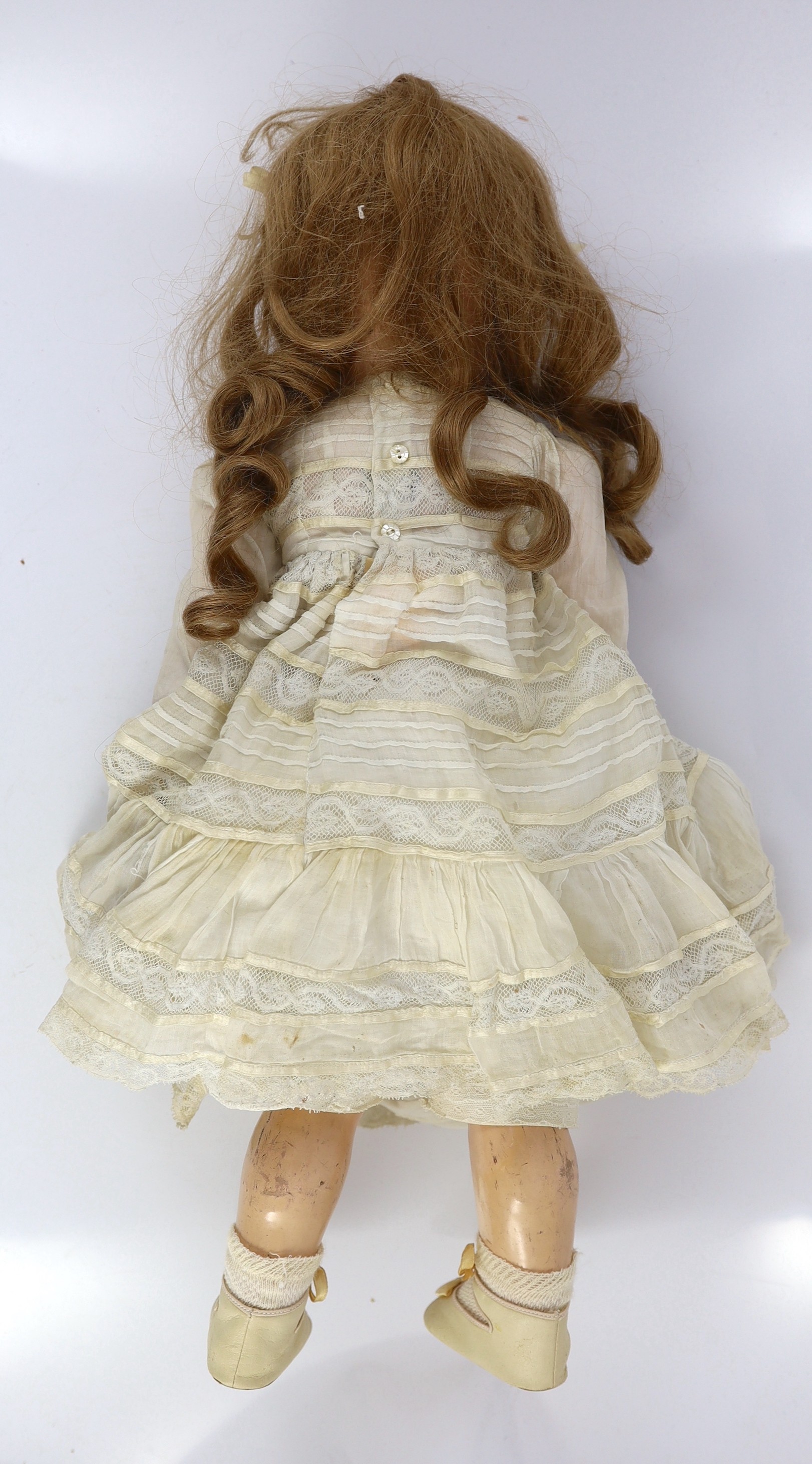 A Cuno and Otto Dressel Jutta bisque doll, German, circa 1920, impressed Jutta Baby Dressel 1920 50, - Image 3 of 3