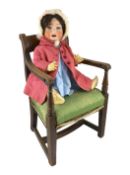 A Heubach Koppelsdorf bisque doll, German, circa 1914, impressed 267 - 9, with open mouth and