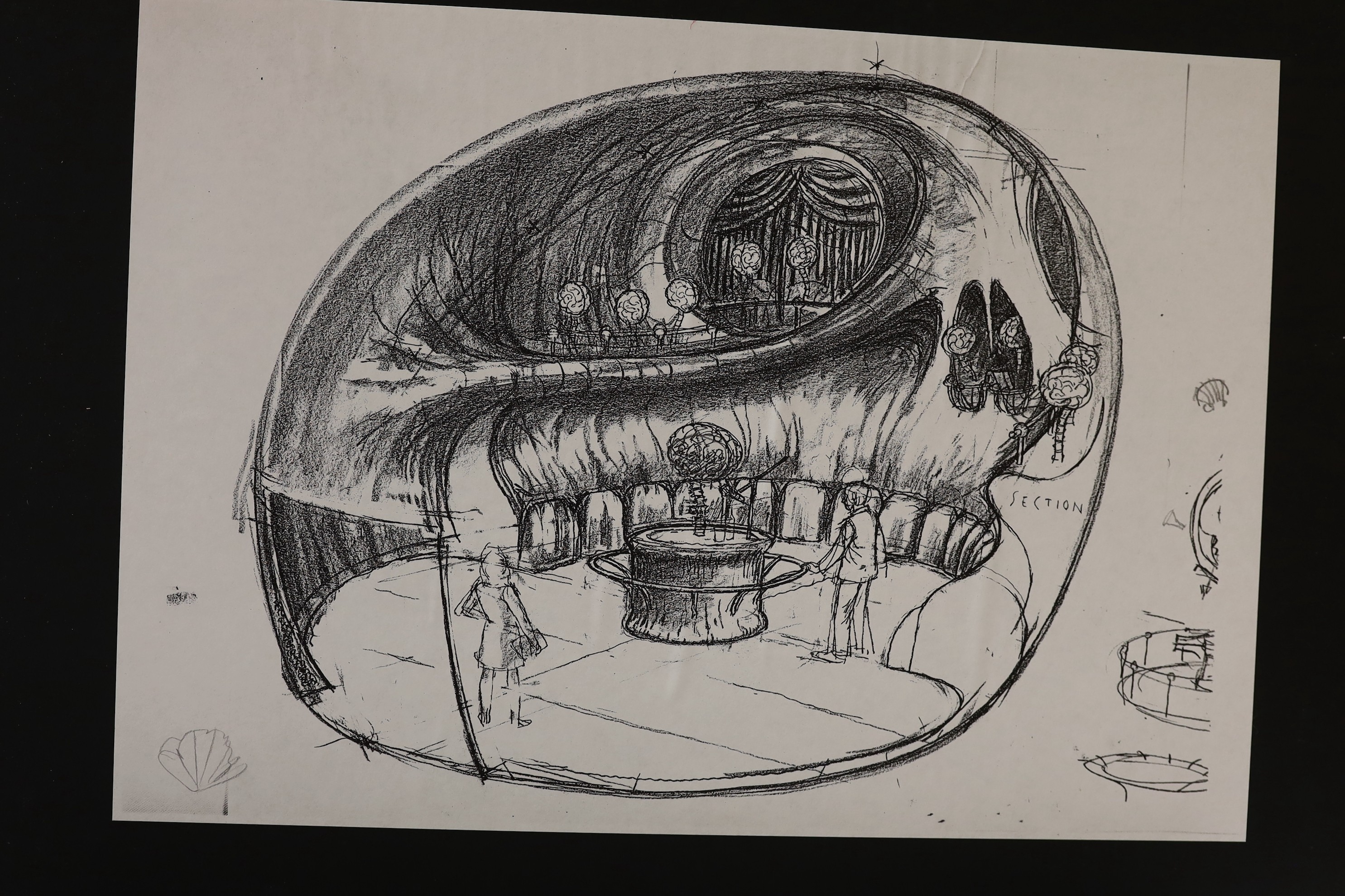 Millenium Dome decorative sketches, sold by UK Government March 2001, fourteen total - Image 4 of 4