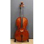 A Voloncel cello, with soft case