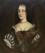 Late 17th century English School, oil on canvas, Portrait of a lady, thought to be Henrietta
