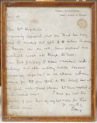 WWI interest- An autograph letter, signed by Douglas Haig 17/10/1918