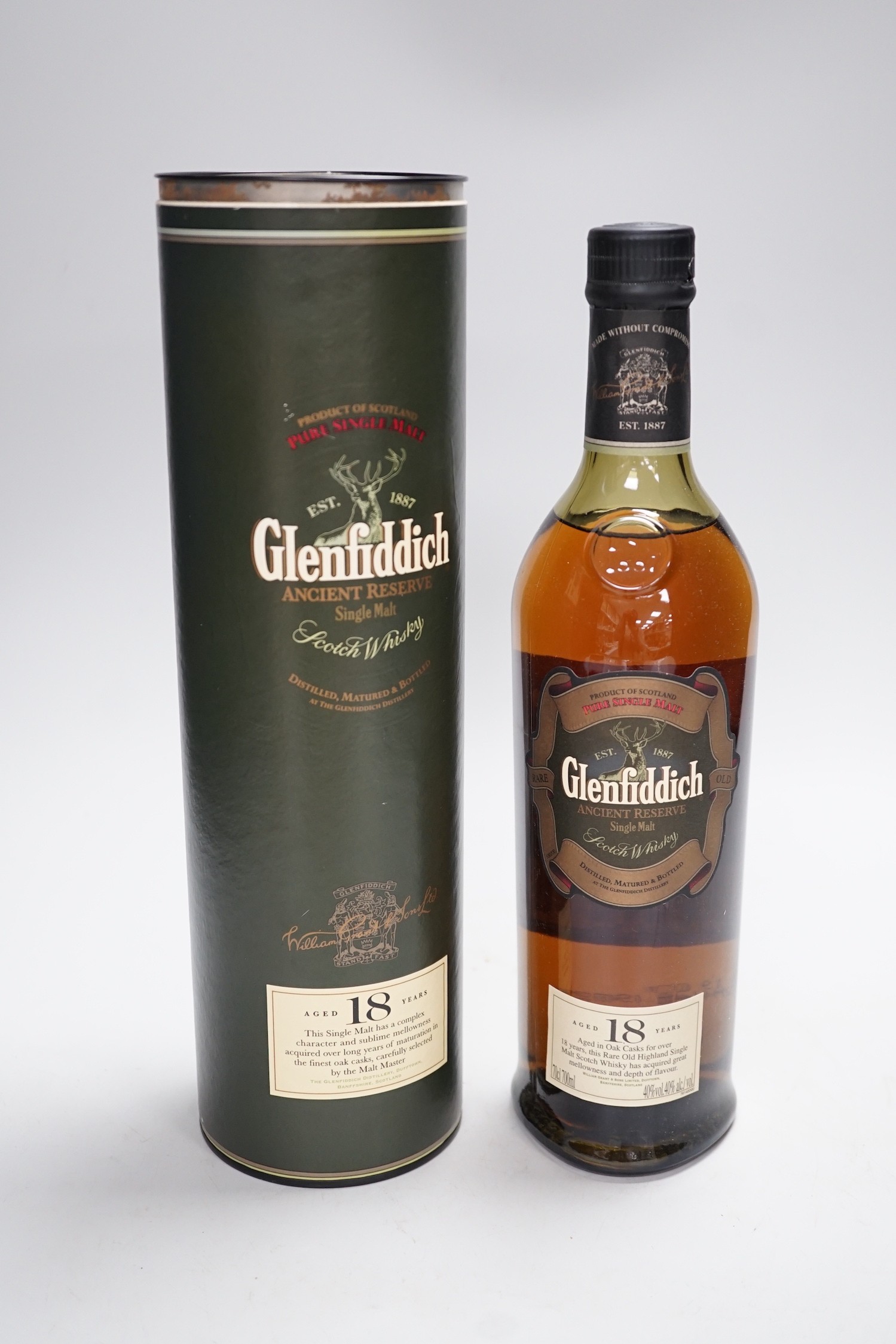 One bottle of Glenfiddich 18year old Ancient Reserve - Image 2 of 2