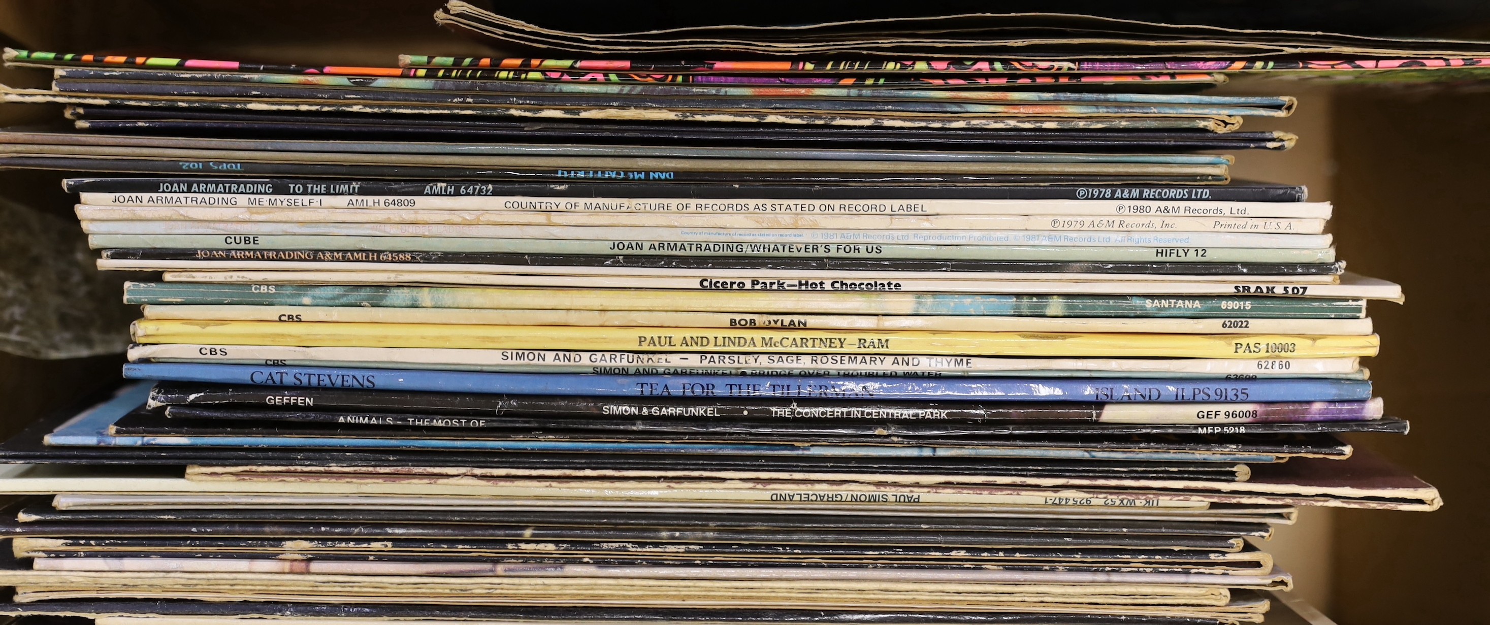 A box of 52 mixed rock and pop LP’s to include Cream, Small Faces, The Jam etc. - Image 3 of 4