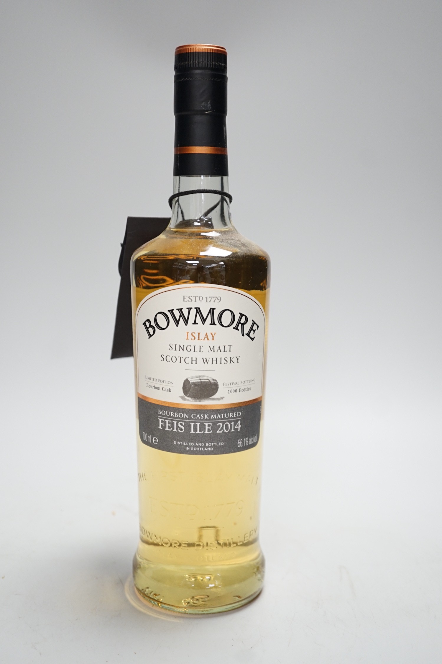 A bottle of Bowmore Feis Ile 2014 single malt whisky - Image 2 of 2