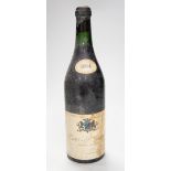 A bottle of 1964 Nuits St Georges Pierre Leduc