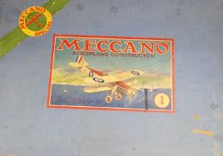 Meccano Aeroplane Constructor set no. 1 in original box