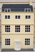 Doll's house based on a Georgian Bath townhouse, with contents,43cms wide x 71cms high