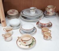 Assorted Japanese ceramics to include Kutani, Satsuma etc.
