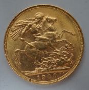 A Victoria gold sovereign 1900