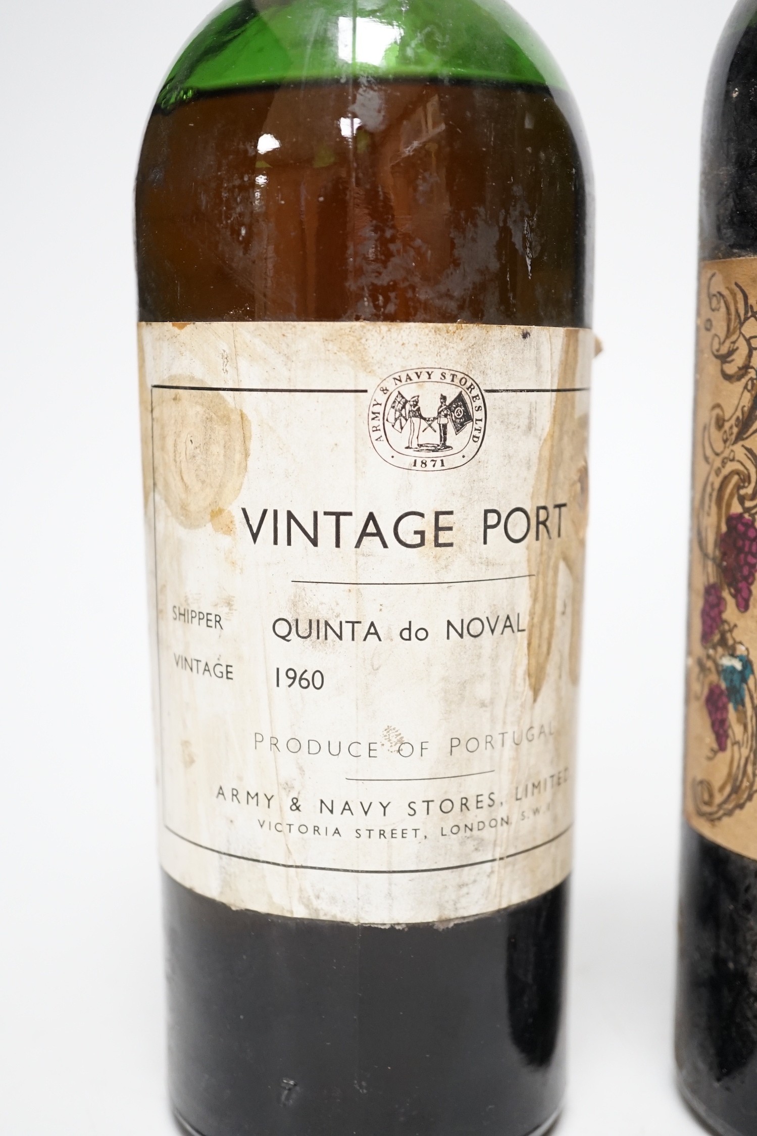A bottle of Army and Navy stores 1960 vintage port and a bottle of Chateau Calon-Segur 1962 - Image 2 of 5
