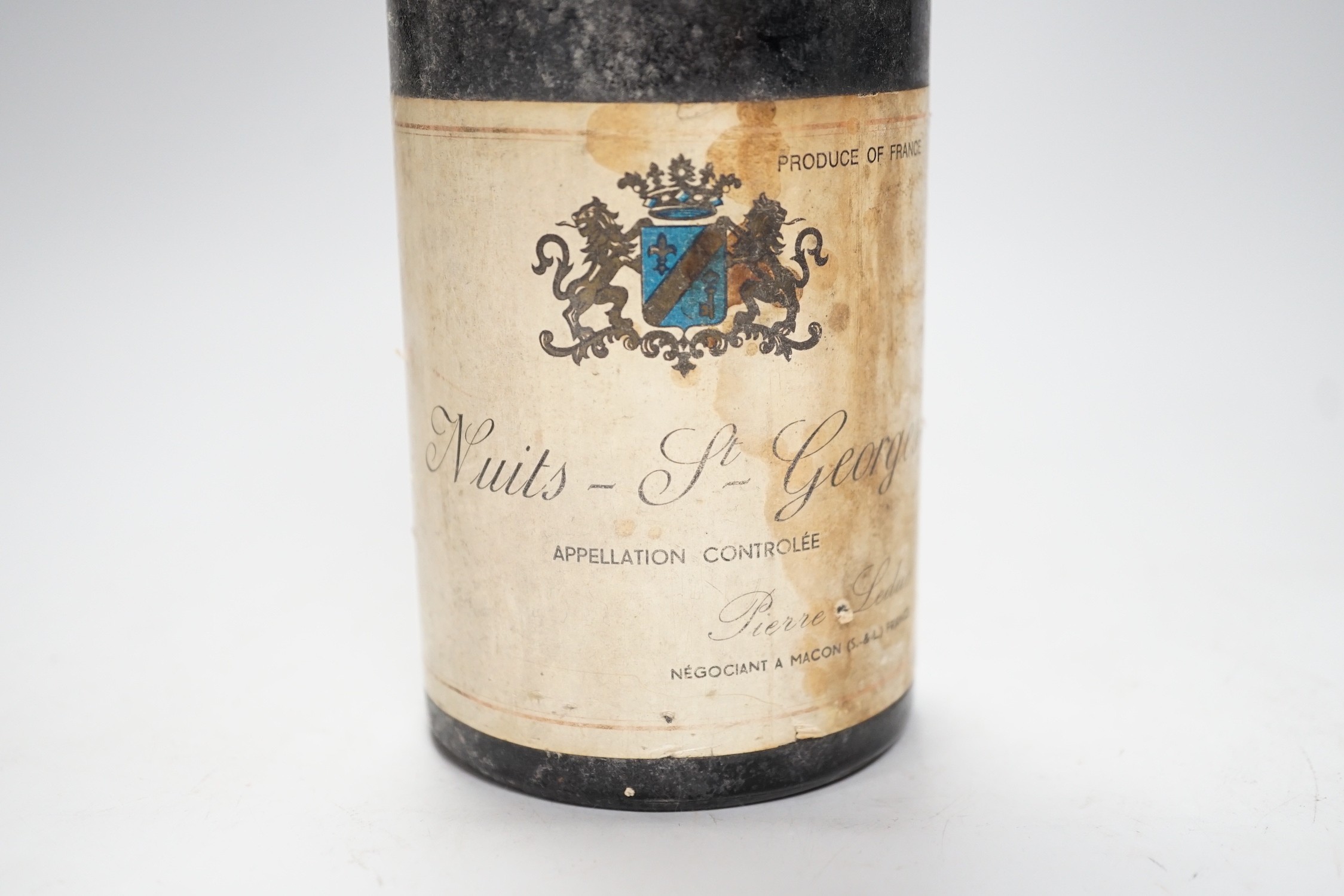 A bottle of 1964 Nuits St Georges Pierre Leduc - Image 2 of 3
