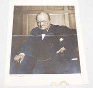 Yousuf Karsh, Ottawa, photo of Winston S. Churchill, signed by photographer