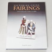 A collection of 14 German porcelain Fairings and a related book - Antiques collectors guide by Derek