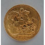 A Victoria gold sovereign 1892